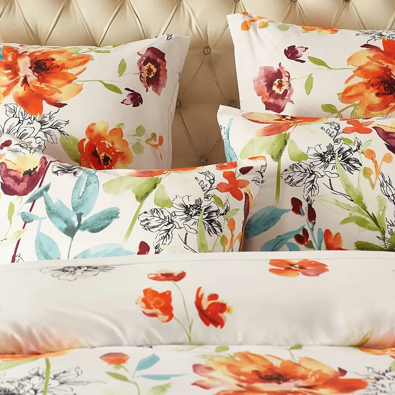 Комплект постельного белья на весну 2019 роскошный комплект из пододеяльника и 14