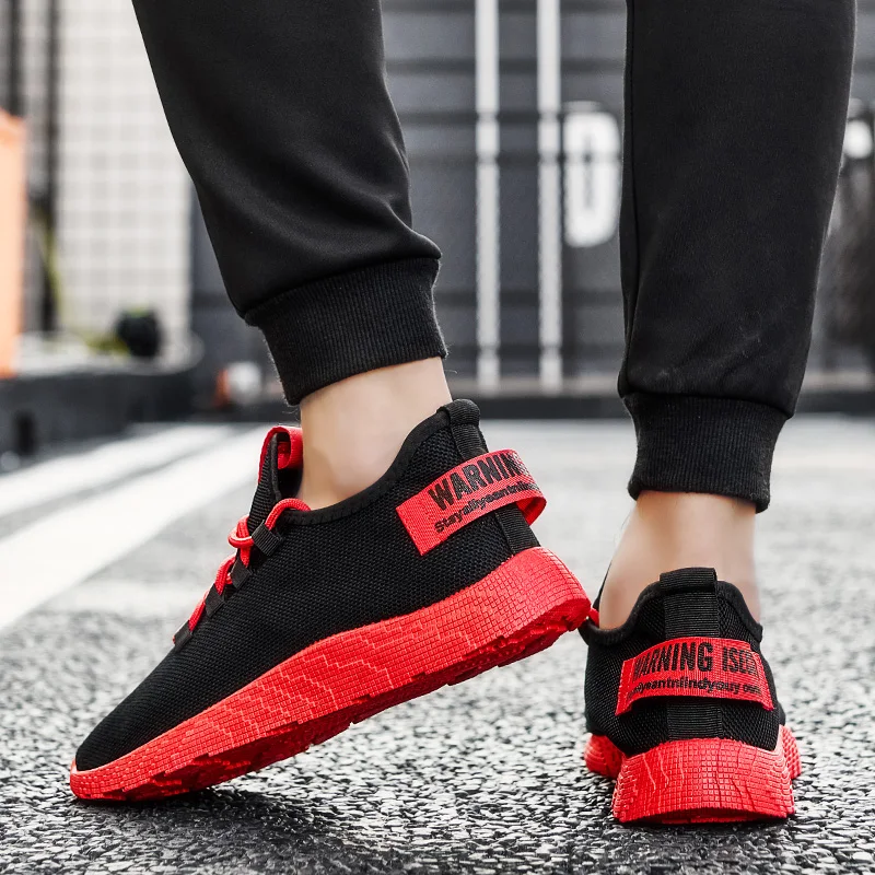 Мужская дышащая обувь повседневные кроссовки из сетчатого материала для тенниса