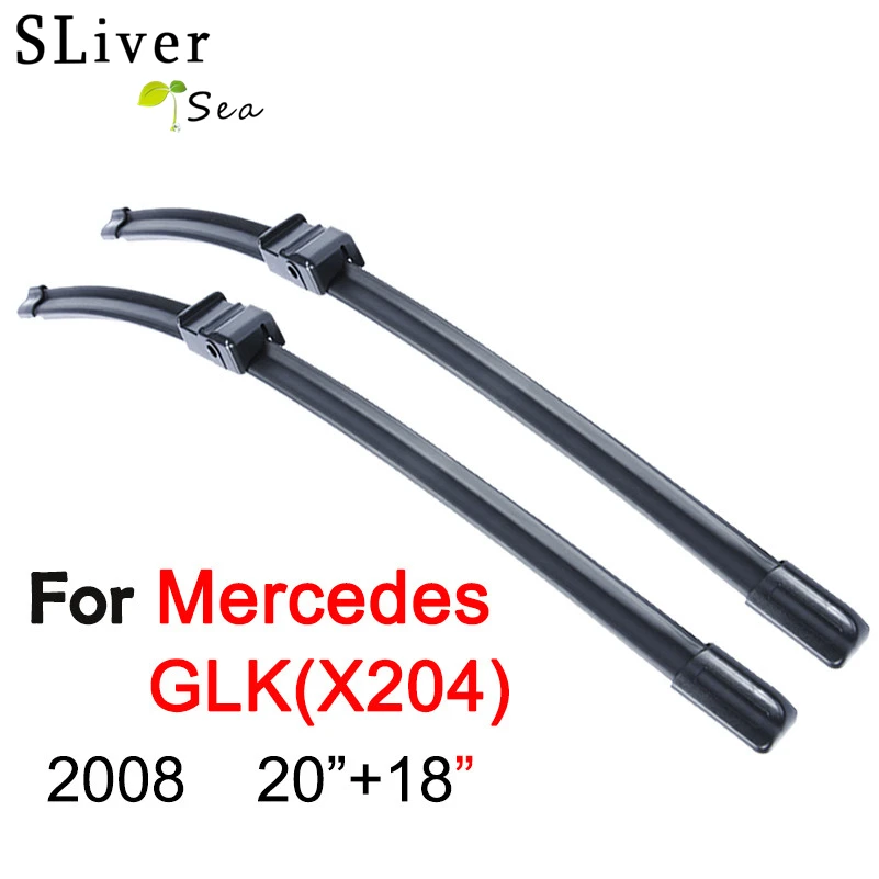 SLIVERYSEA стеклоочистители для Mercedes Benz GLK X204 22 ''+ 18'' резиновые Bracketles щетки