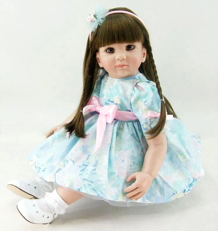 

DollMai Exquisite Bebe doll reborn toys 60cm Bebe Reborn toddler Girl Boneca Silicone Vinyl rebron baby stuffed dolls toys