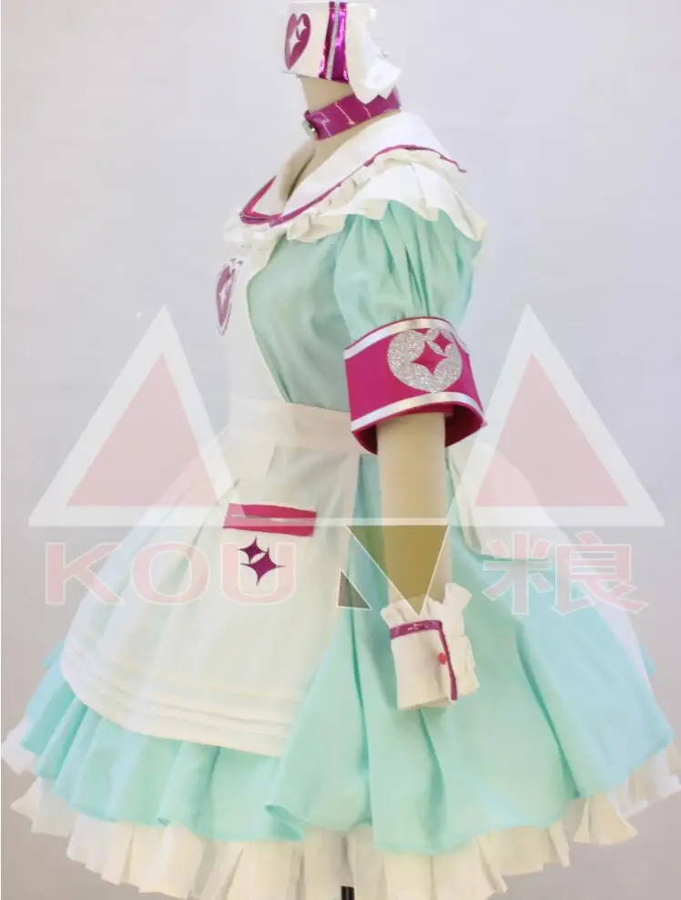 Riamu Yumemi THE IDOLM@ STER косплэй Riamu Yumemi костюм горничной платье Женский индивидуальный заказ/размеры