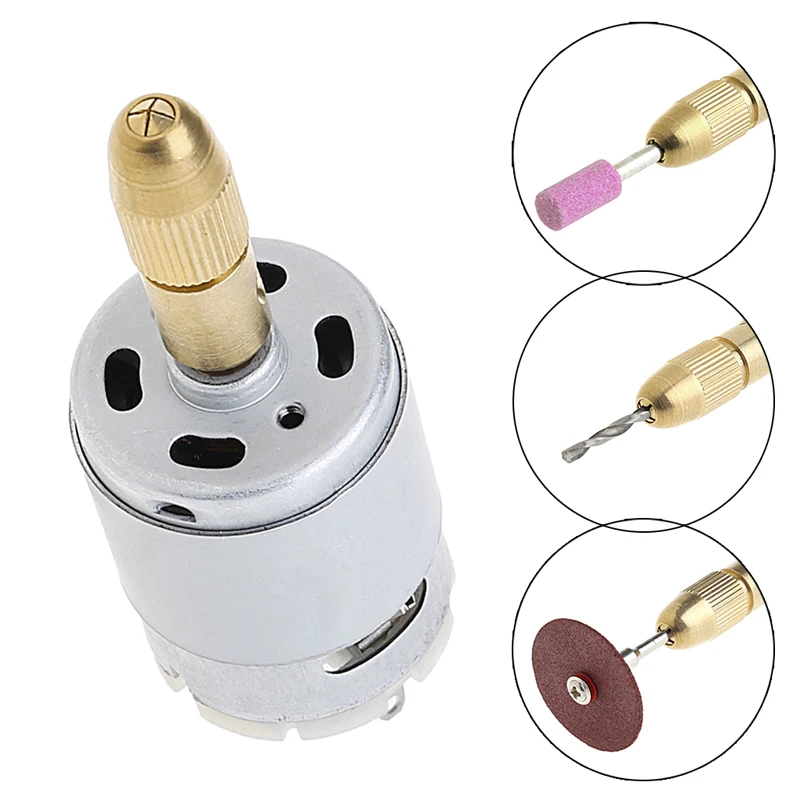 

New Mini Mirco Electric PCB Motor Drill Press Drilling Bits Tool Twist Drill 12V L15