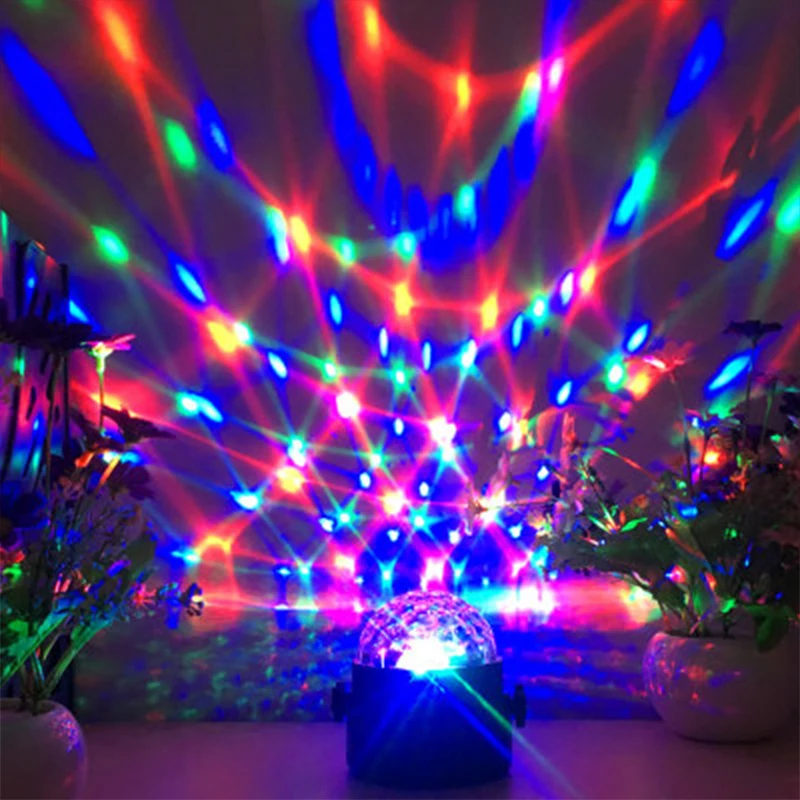 2 в 1 RGB диско шар с пультом ДУ|Ночники| |