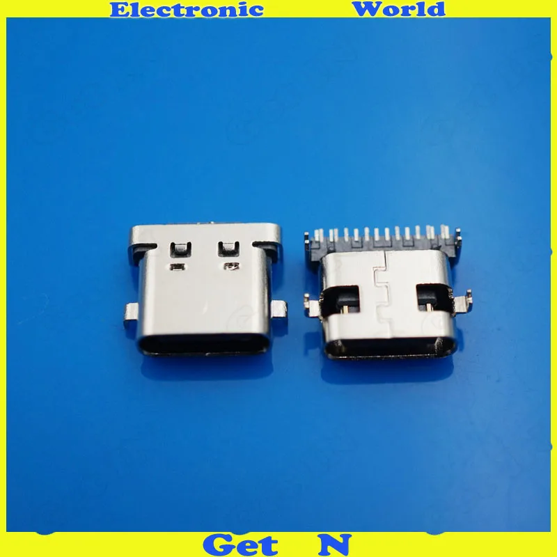 300 шт./лот полный медный 16 контактный диагностический SMT массовыми Плата USB 3 1 Тип c