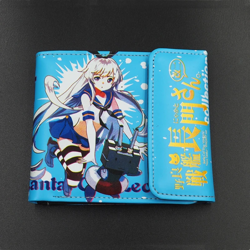Японский аниме Kantai Collection shimakaze Chaser PU короткий кошелек красочная печать Тип B|printed