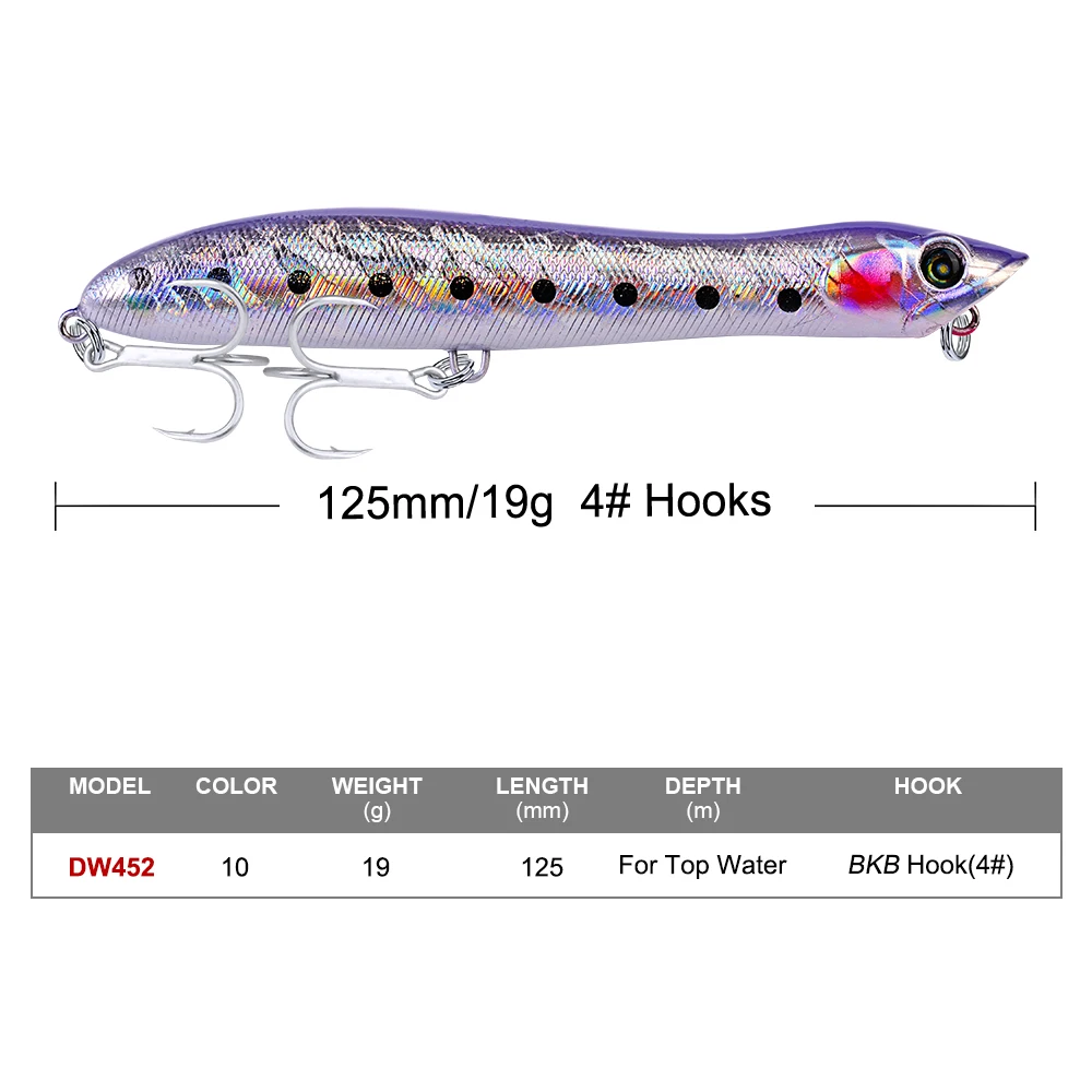 Поппер 1 шт. 3D Eye FLYBASS Рыбалка 12 5 см 4 92 &quotснасти 10 цветов карандаш рыболовная