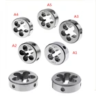 Новинка 5 размеров M12 M14 M16 M18 M20 HSS машина правая ручная резьба Метрическая вилка кран и круглый штамп