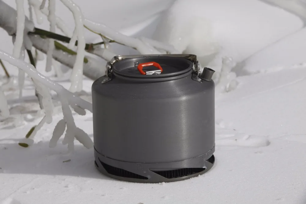 Fire Maple FMC XT2 Портативный Алюминий 1.5L обогрева чайник с теплообменником Чай Кофе