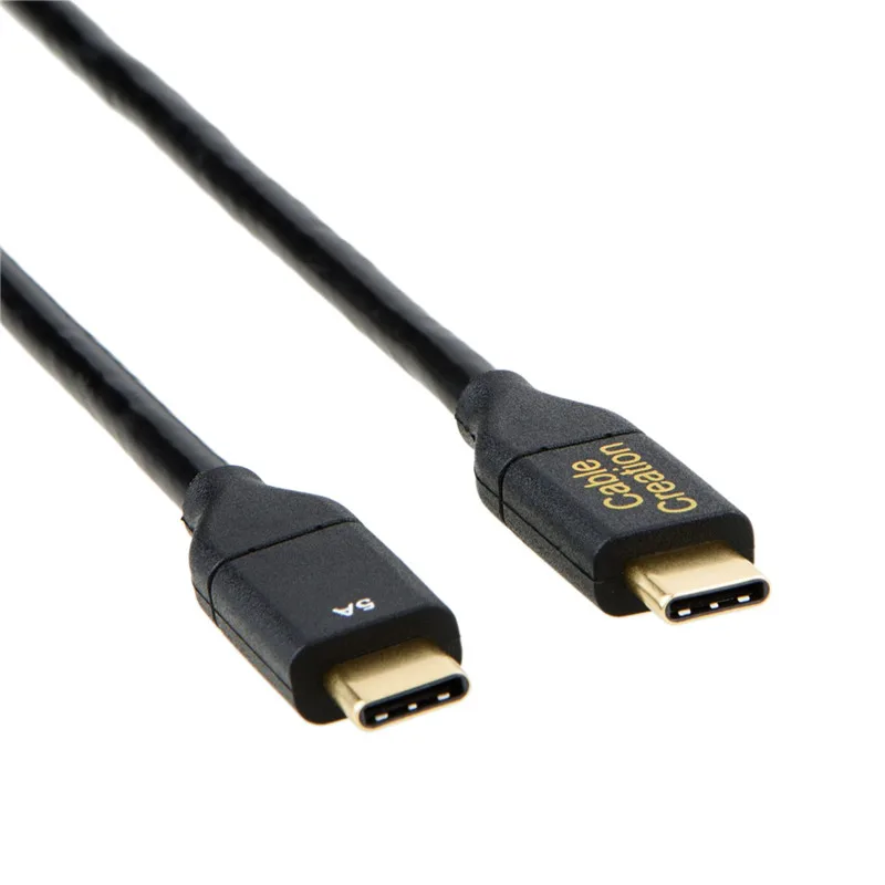 Кабель USB-C-USB-C Gen 2(100 Вт/5A) USB 3,1 10 Гбит/с type-C зарядный шнур совместимый MacBook 15 дюймов samsung T3 SSDPixel XL 2