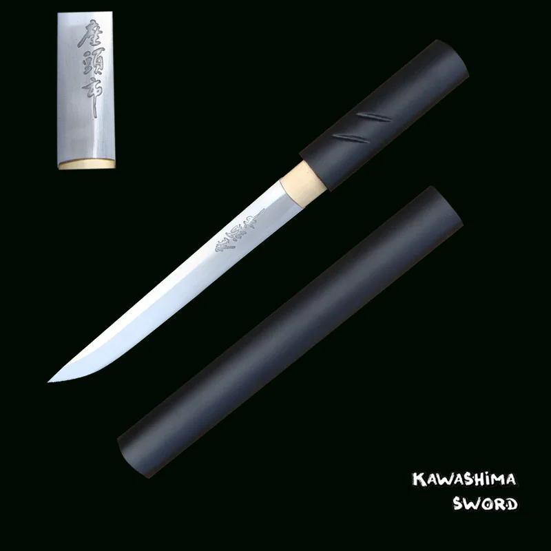Для японского самурая ZATOICHI, катана Танто, настоящий острый меч, 1045 углеродистая сталь, открывалка для писем-маленькие ножи