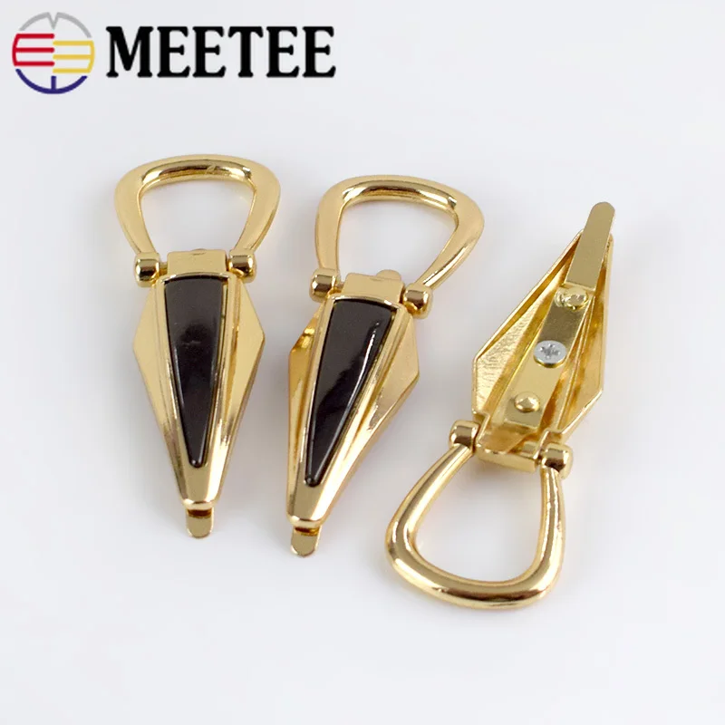 Meetee 2pcs 77mm Bag Hook Buckle Metal Material Handbag Luggage Chain Hanger Hardware DIY Jewelry Decoration Accessories AP631 | Дом и сад