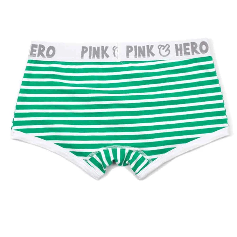 Pink Heroes, 3 шт./лот, мужское нижнее белье, боксеры, хлопок, в полоску, боксеры, мужское нижнее белье, сексуальные, брендовые, удобные трусы-боксеры