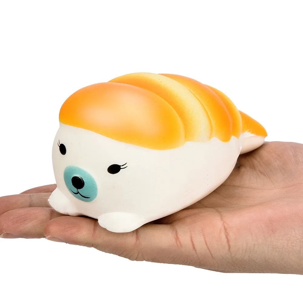 12 см сжимаемая Игрушка антистресс игрушка мягкое Jumbo суши Ароматизированная подвеска медленно поднимающаяся игрушка-антистресс декомпрессионная игрушка