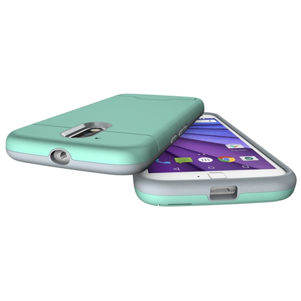 Для Motorola Moto G4 Plus антидетонационных роскошный гибридный жесткий PC Rugger Силиконовые