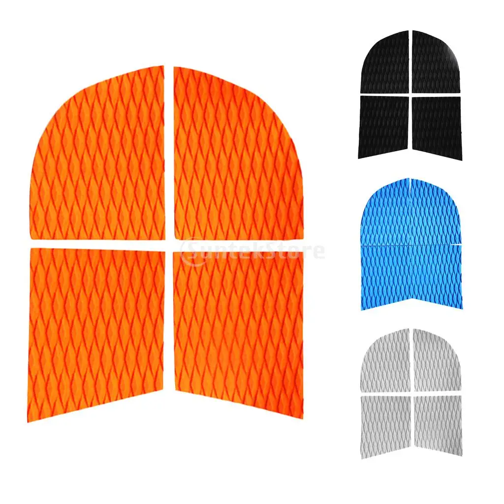 

4 Pieces Non-Slip EVA Dog Pet Paw Traction Pads Deck Grip Mat Tail Pads Customizable for SUP Surfboard Stand Up Paddle Board