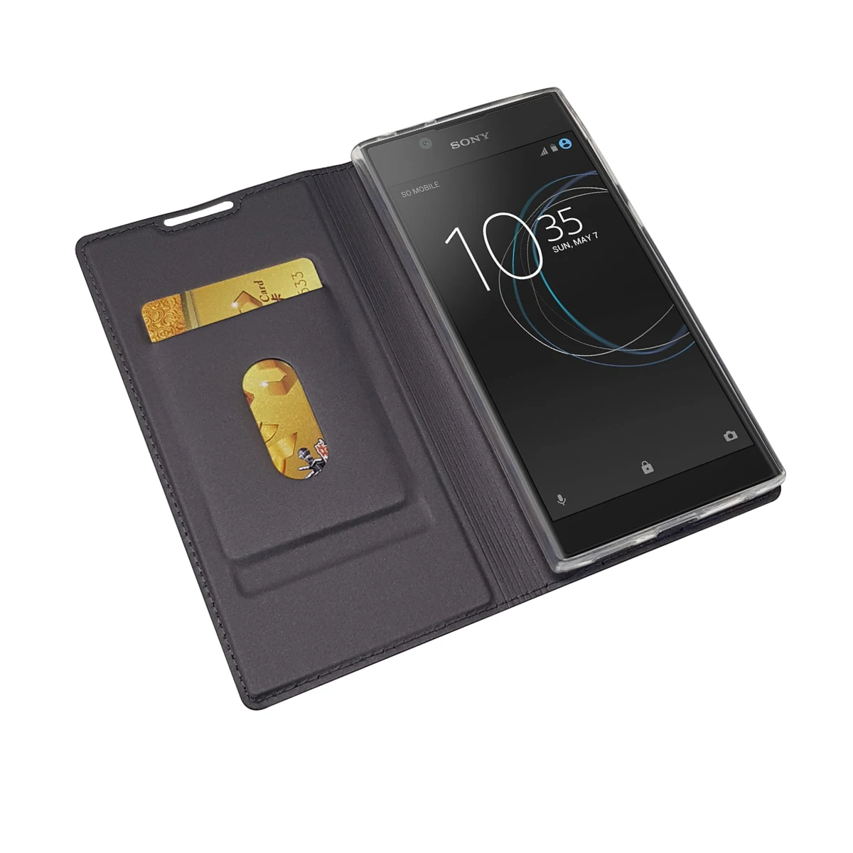 Чехол для Sony L1 чехол книжка Xperia L2 L3 магнитный поглощающий телефона в деловом