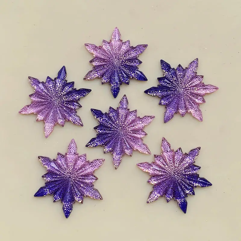 Purple Crystal Rhinestone Flat Back Acrylic Crystal Stone Not Hotfix Scrapbook wedding decoration 32mm 10pcs-B427