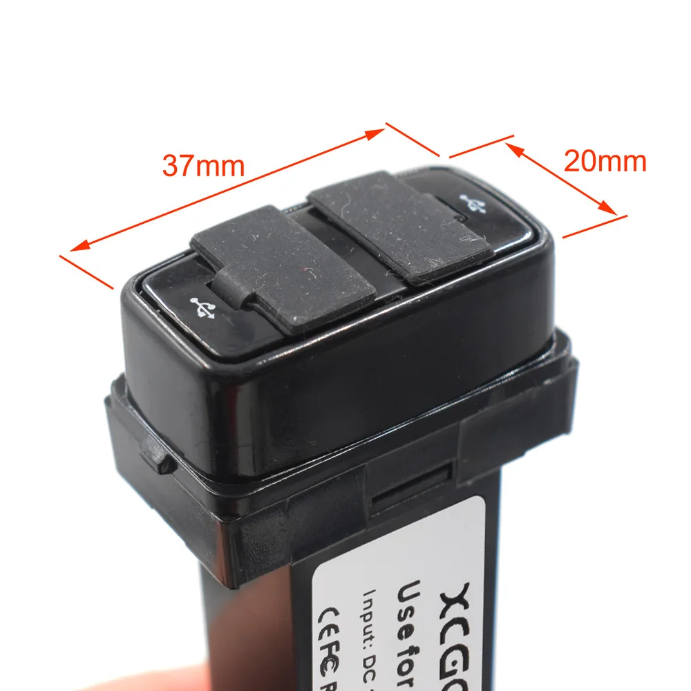 XCGaoon Специальный 5 в 2.1A 2 USB интерфейс разъем автомобильное зарядное устройство для MITSUBISHI, DC-DC Преобразователь мощности