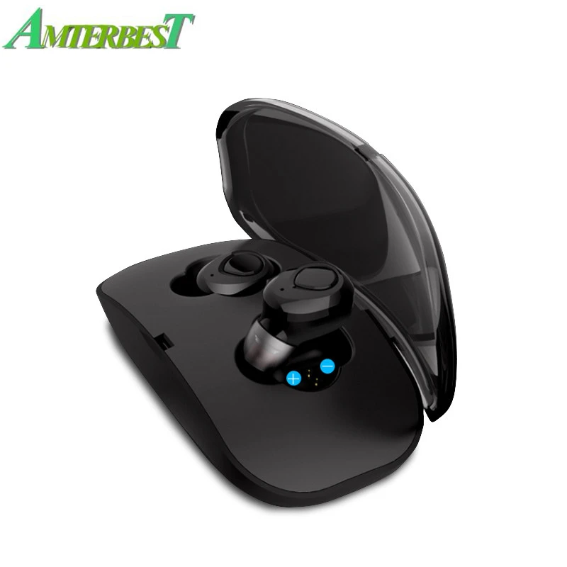 Беспроводные наушники AMTERBEST TWS 3D стерео Bluetooth беспроводные с шумоподавлением