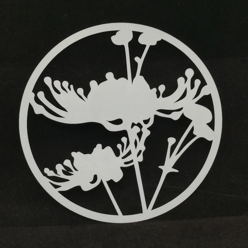 

Dandelion round Layering Stencil Drawing Color Spraying Stencil for Diy scrapbook/photo album coloring,painting stencil,