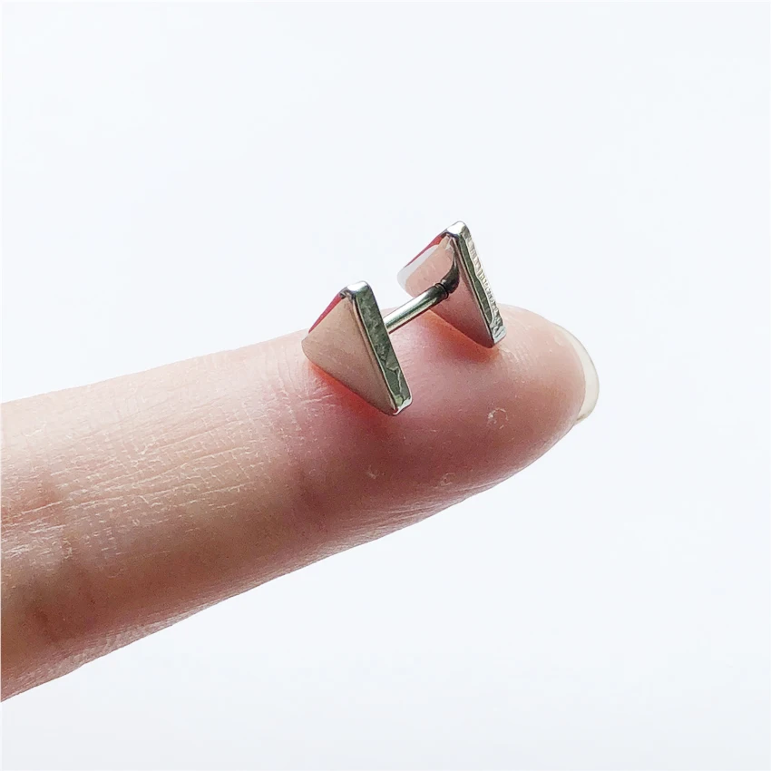 2 шт. женские серьги-гвоздики из нержавеющей стали | Украшения и аксессуары