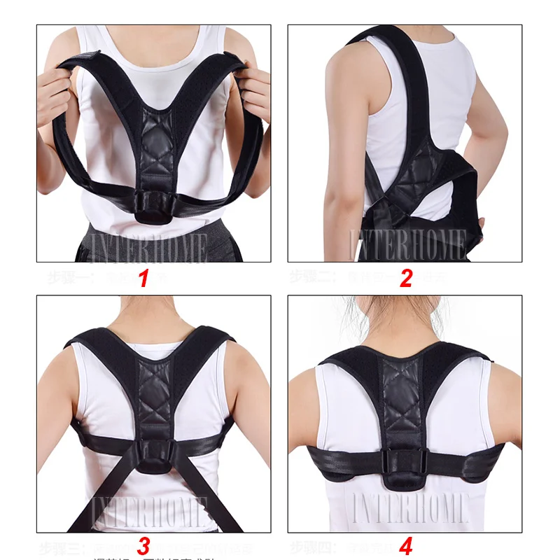 Корректор осанки терапевтический бандаж для боли в спине поддержка пояса женщин