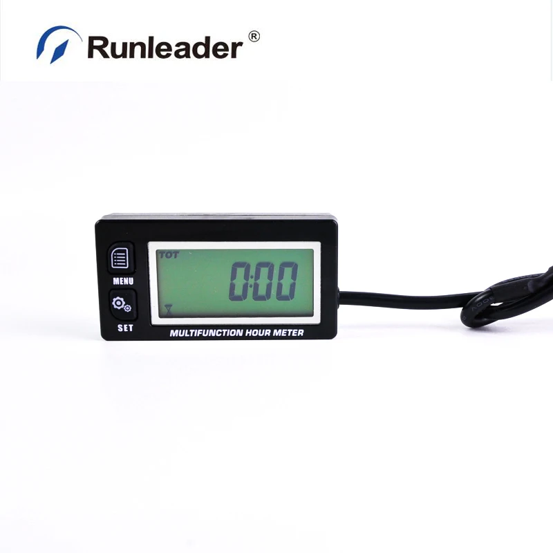 Digital Voltmeter hour Meter clock tachometer for Outboard glider Snowmobile motorcycle ATV tractor paramotor dirt quad bike UTV |