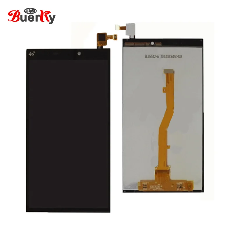 BKparts 5 шт. ЖК-дисплей для Alcatel Orange Nura 2 Nura2 M823 сенсорный экран стекло дигитайзер в