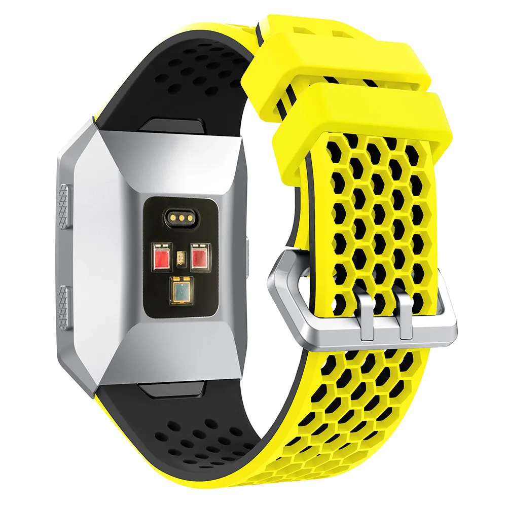 QFKJ-Ionic Сменные ремешки для часов для Fitbit ionic дышащие регулируемые ремешки для Fitbit ionic умные аксессуары большие маленькие браслеты - Цвет: QFKJ-Ionic