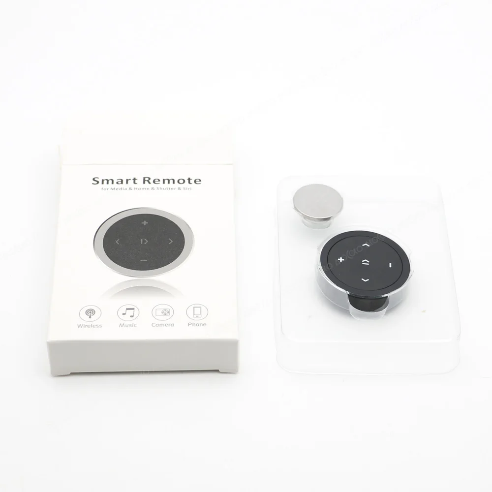 Беспроводной Bluetooth медиа кнопка дистанционного управления селфи Start Siri Автомобиль Мотоцикл руль музыка для iPhone Android iOS