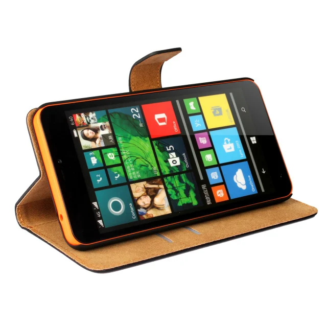 Роскошный флип кошелек из искусственной кожи чехол для мобильного телефона Nokia