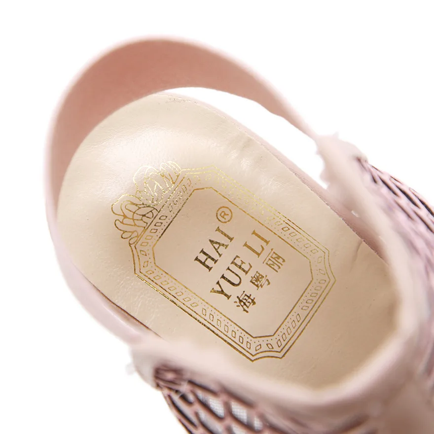 Сандалии женские с открытым носком босоножки на платформе и высоком каблуке