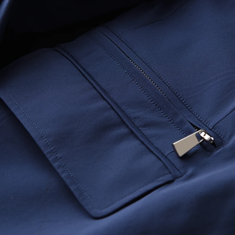 Minglu протектор для мужчин блейзер Модные шелковистой костюм Блейзер Slim Fit Мужской