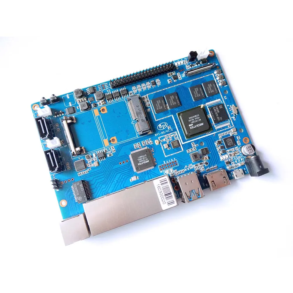 Комплект 1 Banana PI BPI R2 умный дом провод 2 г LPDDR3+ 8GBEMMC с открытым исходным кодом макетная плата одноплатная Совместимость raspberry pi - Комплект: Комплект 1