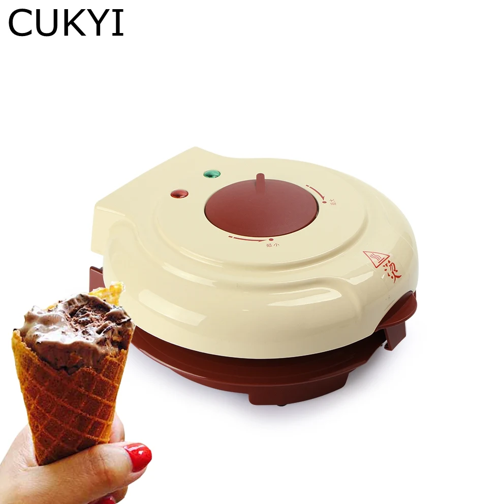 CUKYI домашняя хрустящая машина для яиц, блинница, двухсторонняя подвесная электрическая форма для выпечки, антипригарное покрытие, мороженое, яичный рулон