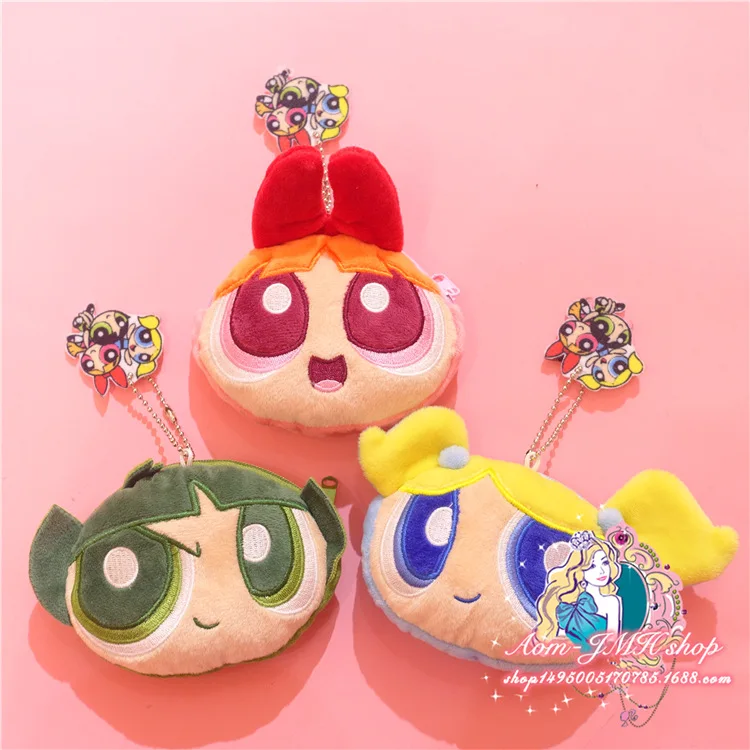 FINETOYS The Powerpuff для девочек с пузырьками символ плюшевый Кошелек бумажник на молнии
