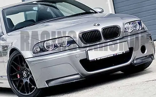 CSL Настоящее углеродное волокно передний бампер губ сплиттер 1 пара для BMW E46 M3 1998