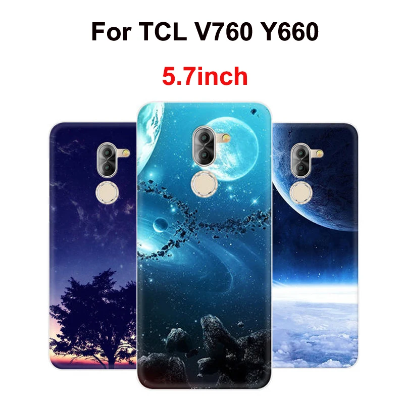 Чехол для TCL V760 Y660 силиконовый мягкий чехол из ТПУ с рисунком V 760 Y 660 чехлы задняя