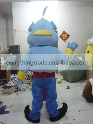 Лидер продаж милый синий костюм-талисман для взрослых с мультяшным персонажем