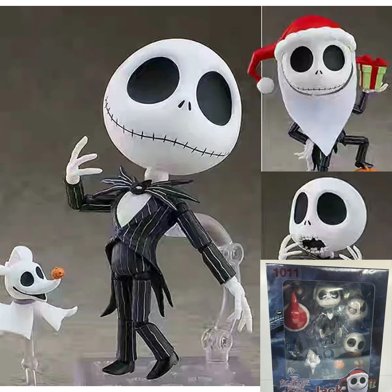 Revoltech 1011 Кошмар перед Рождеством Джек нендороид изменить лицо фигурка игрушка кукла рождественский подарок для детей