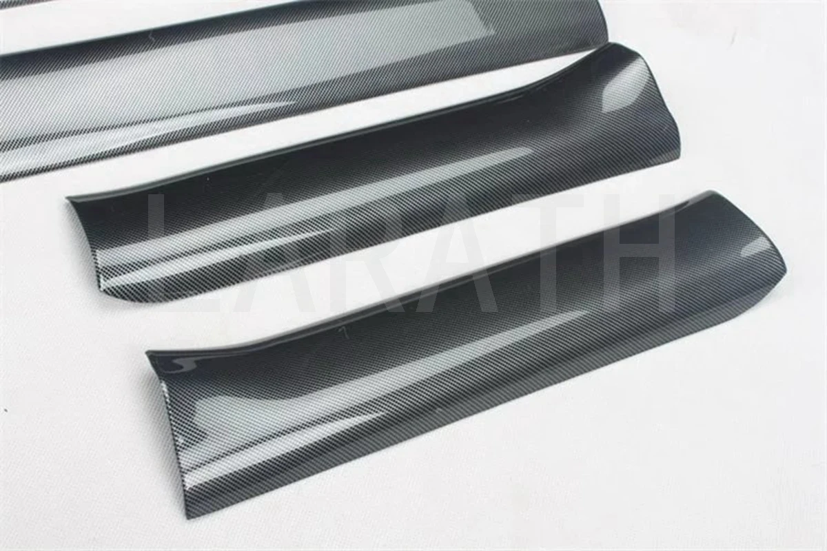 Для mitsubishi lancer 2010 2011 2012 углеродное волокно двери Sil накладка накладки на пороги Добро пожаловать педали 4 шт