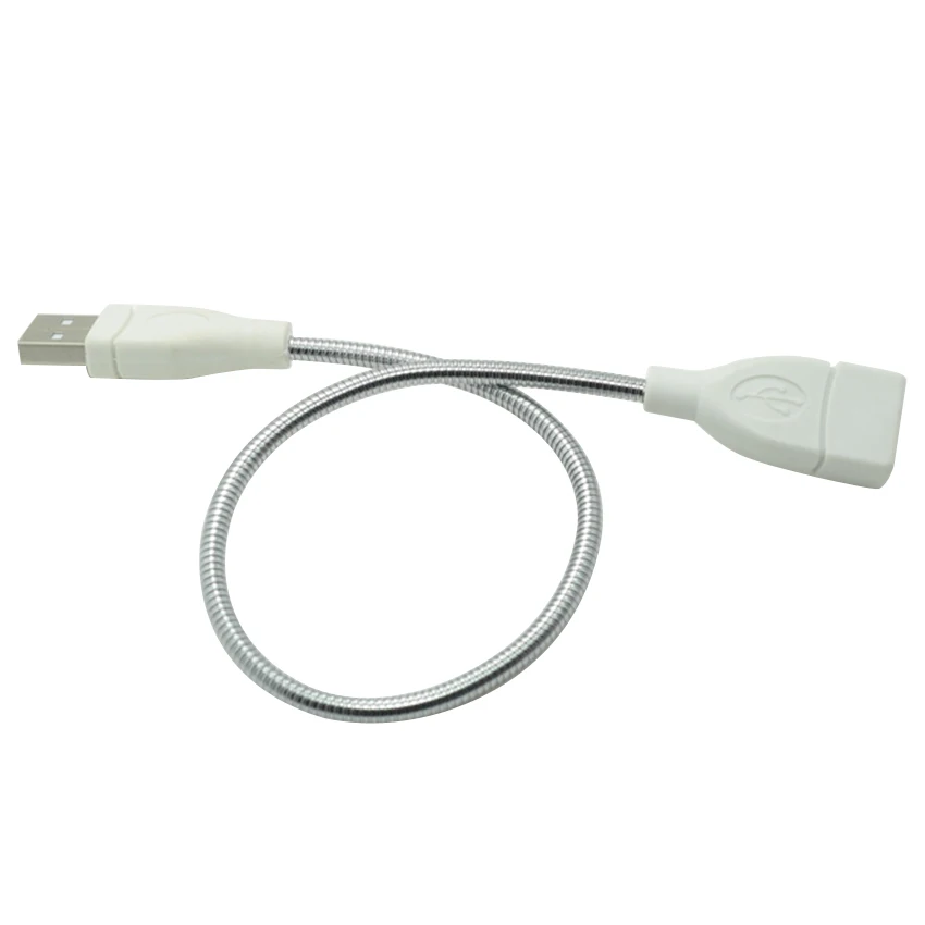 

Удлинительный кабель питания для настольной лампы с USB-разъемом, гибкий металлический шнур для настольного светильника, со змеиной трубкой,...