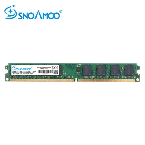 SNOAMOO Новый настольный компьютер DDR2 2 Гб ARM 667 МГц PC2-5300S 240 Pin 800 МГц Φ 1 ГБ 4 ГБ DIMM для Intel совместимой компьютерной памяти