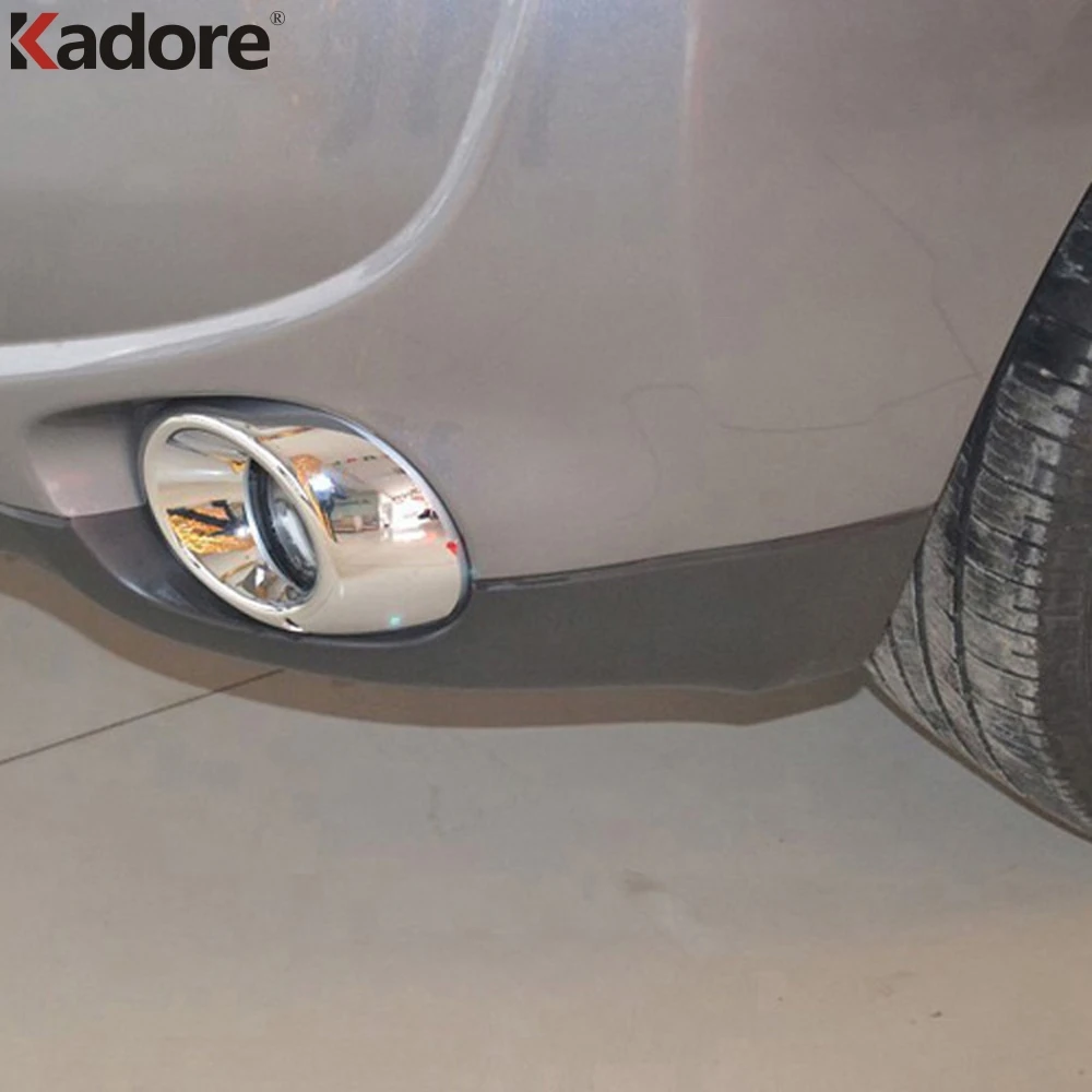 Подходит для Mitsubishi Outlander 2013 2014 ABS хромированная крышка передней противотуманной
