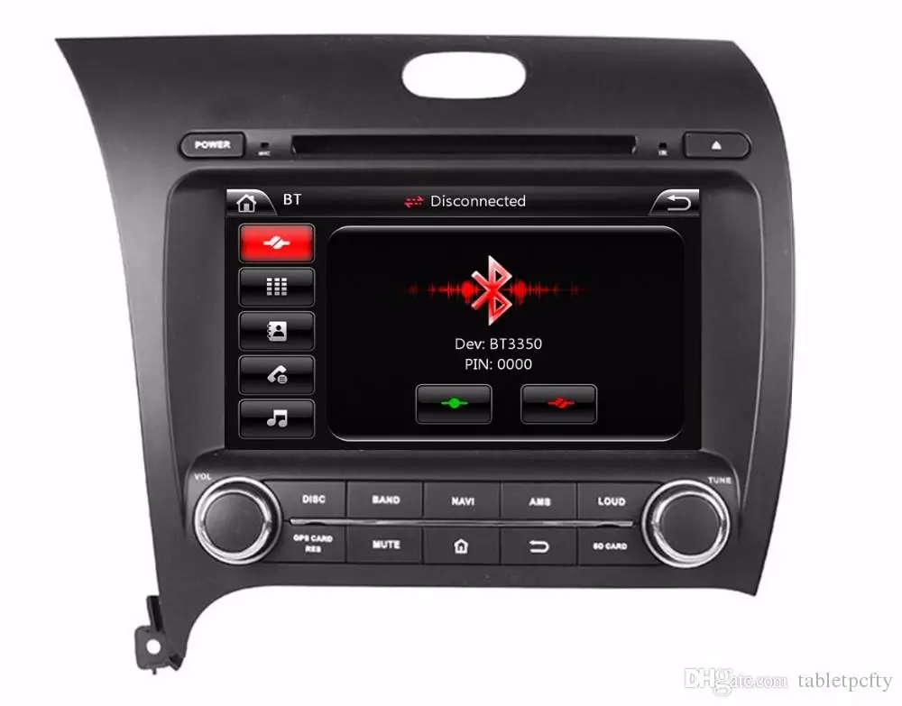 Автомобильный DVD плеер 8 &quotс GPS(opt.) USB/SD AUX BT/TV аудио Радио стерео головное