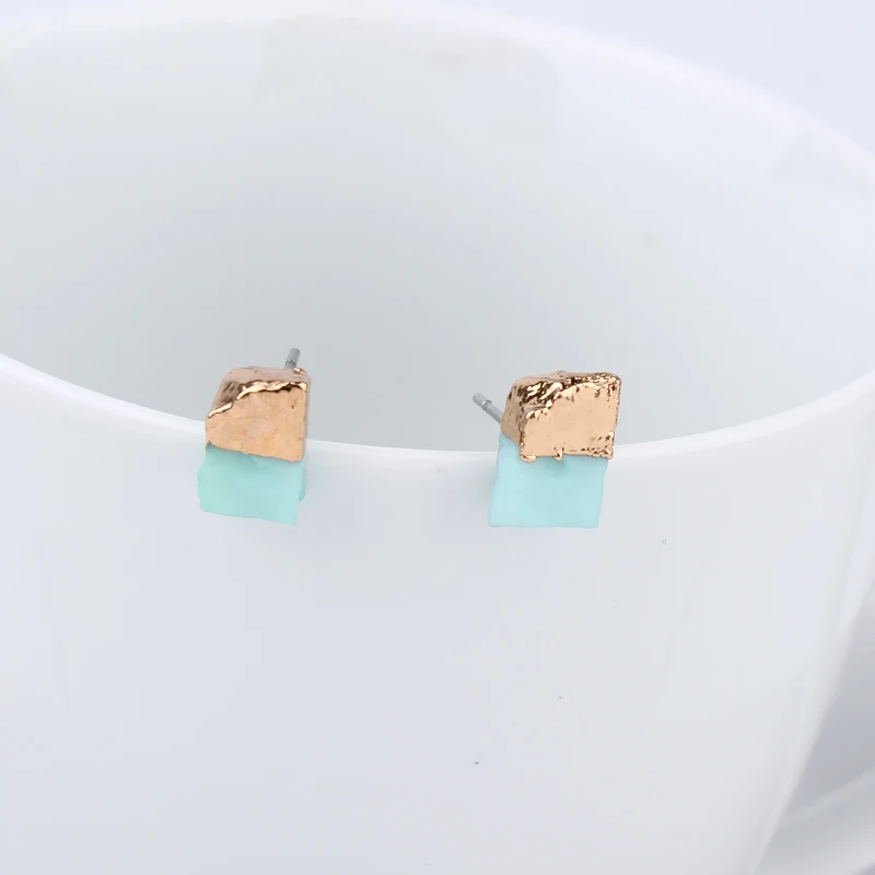 Женский пирсинг уха шпильки небольшие серьги геометрической формы для женщин