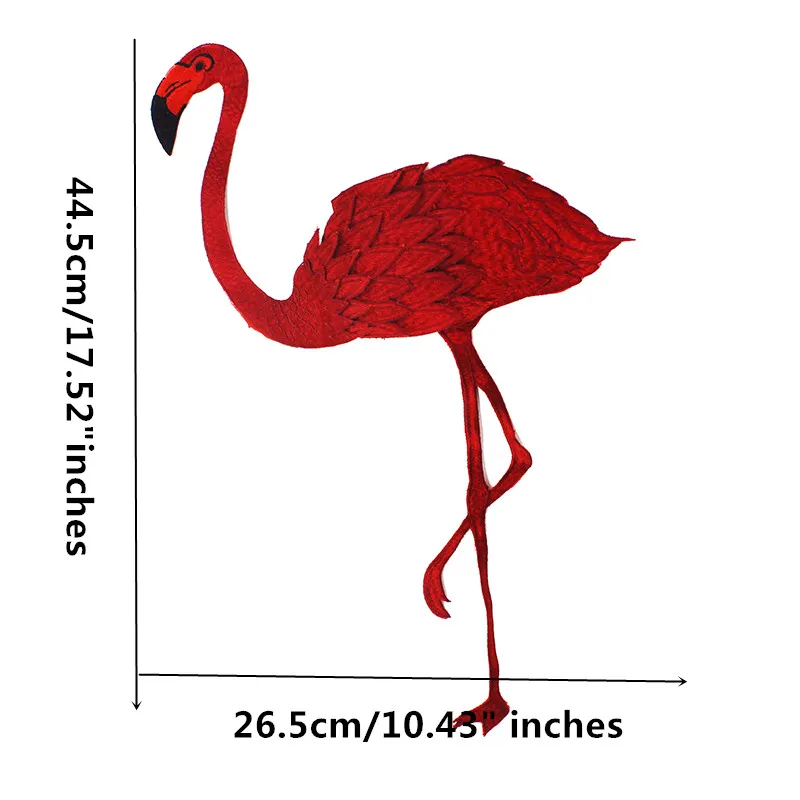 Аппликация Red Crane Bird с вышивкой 10 шт.|fabric knit|fabric angelfabric reflective |