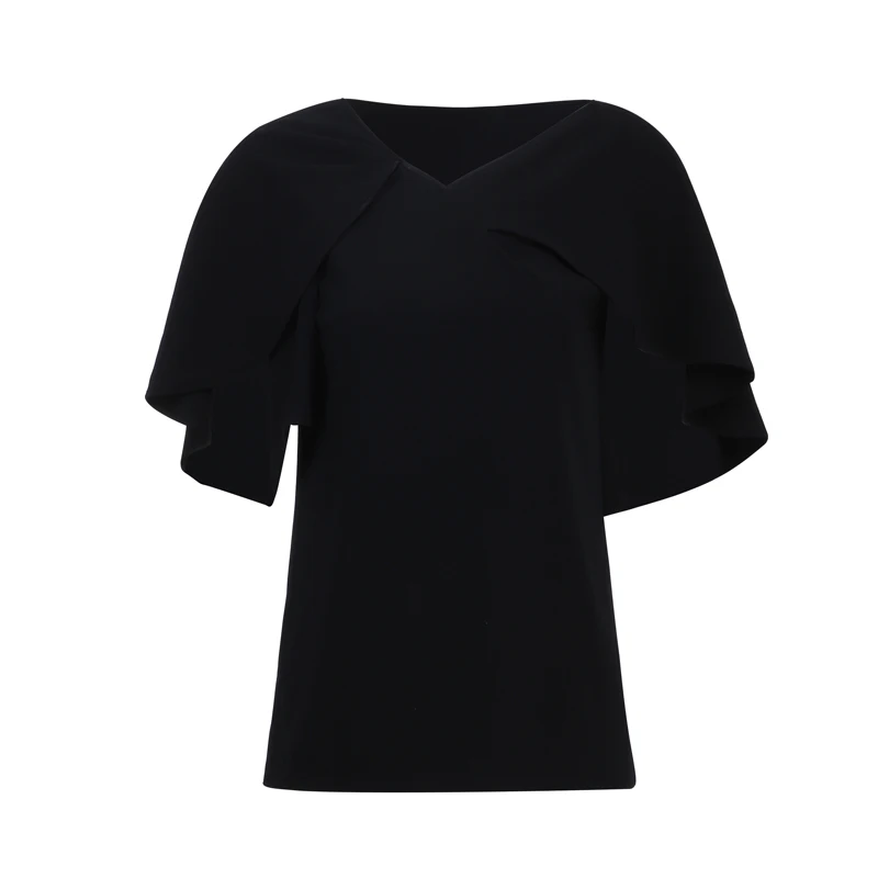 INDRESSME 2019 новые сексуальные топы с короткими рукавами и v образным вырезом