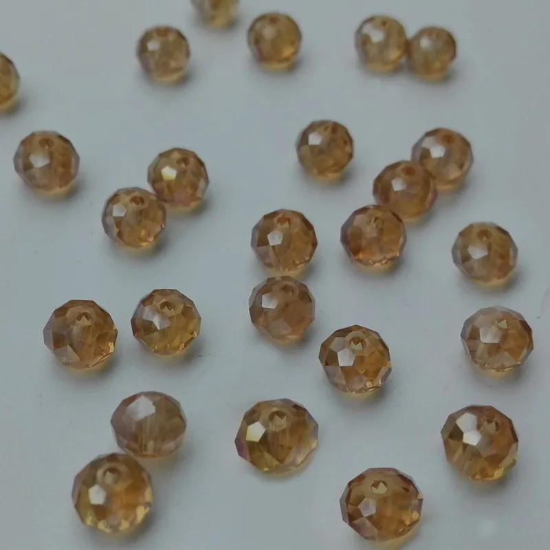 Оптовая продажа бусин Хрустальные стеклянные бусины 100 шт. светло зеленые