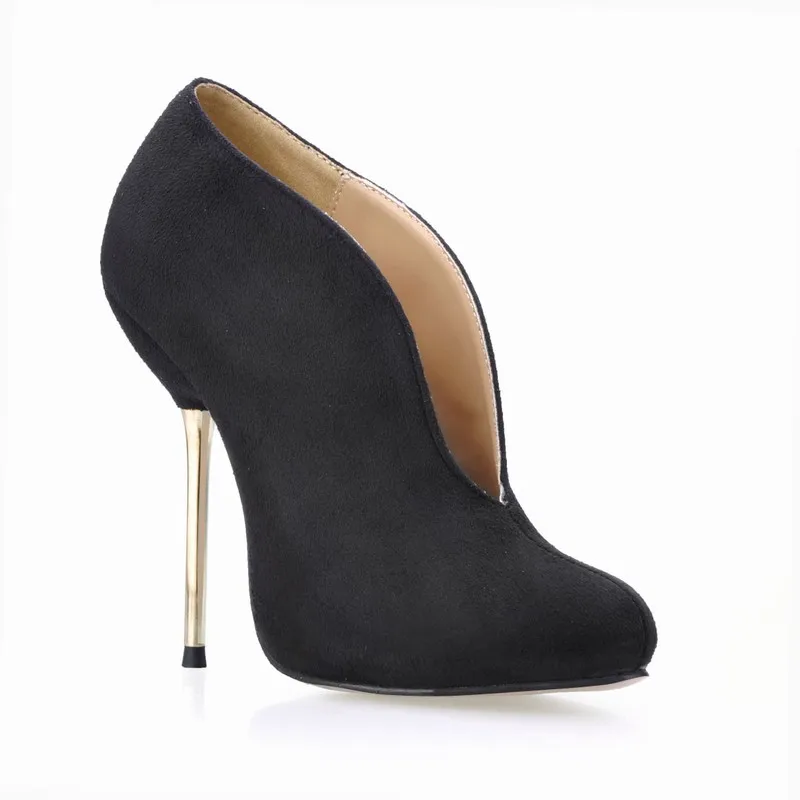 2017 г. пикантные женские ботильоны женская обувь на высоком каблуке зимняя под